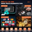 2024 LAUNCH CRP129 HD Elite Heavy Duty Scanner Full System Diesel Truck Diagnostic Tool with 7 Resets DPF, Oil Reset, Injector Coding, etc.